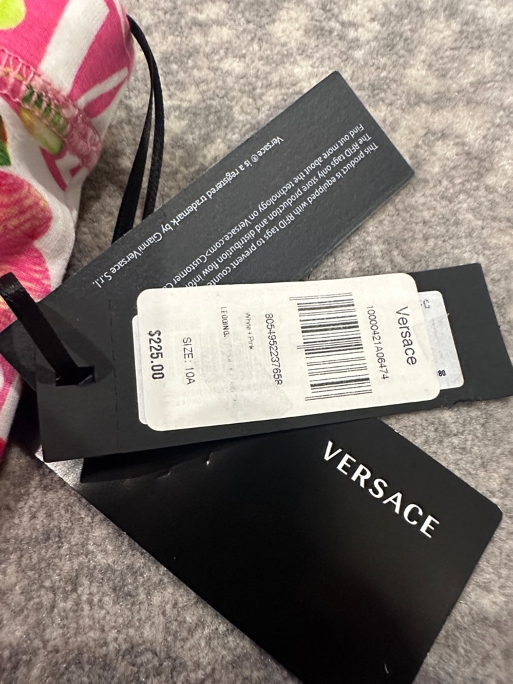 VERSACE KIDS LEGGINGS NWT SIZE 10 - Picture 10 of 10
